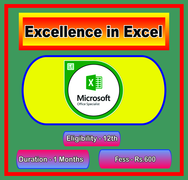 Excellence In MS Excel
